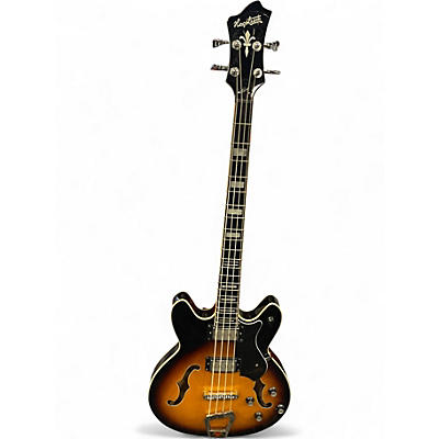 Used Hagstrom BASS 2 Tone Sunburst Electric Bass Guitar