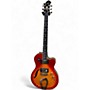 Used Hagstrom D2F Cherry Sunburst Hollow Body Electric Guitar Cherry Sunburst