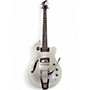 Used Hagstrom D2F TREMAR Silver Sparkle Hollow Body Electric Guitar Silver Sparkle