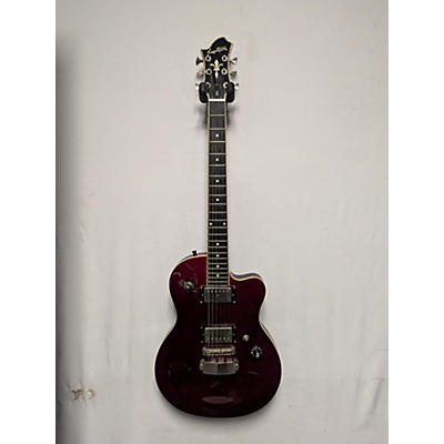 Hagstrom Used Hagstrom D2h Red Sparkle Solid Body Electric Guitar