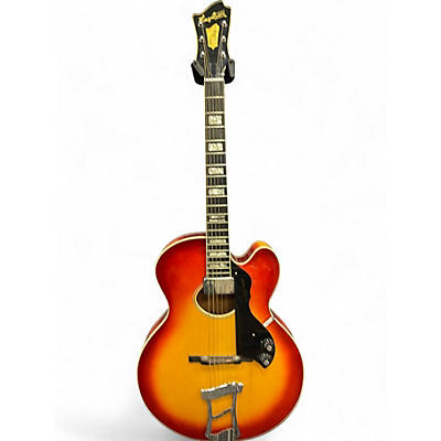 Used Hagstrom D'Aquisto 2 Color Sunburst Hollow Body Electric Guitar