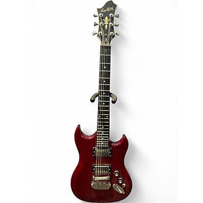 Used Hagstrom F200 Heritage Cherry Solid Body Electric Guitar