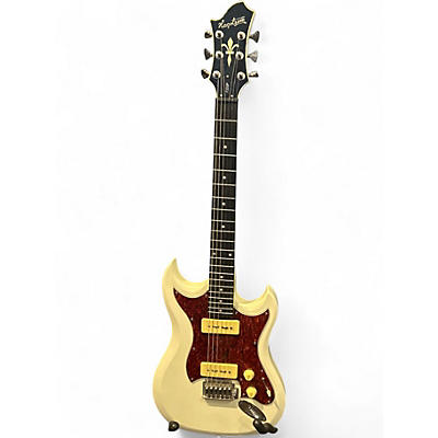 Used Hagstrom F200P White Solid Body Electric Guitar