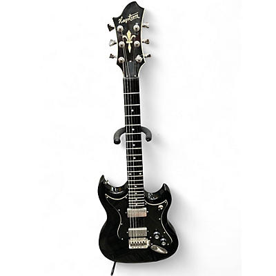 Used Hagstrom F20T Black Solid Body Electric Guitar