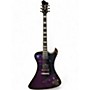 Used Hagstrom FANTOMEN Trans Purple Solid Body Electric Guitar Trans Purple