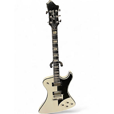 Used Hagstrom FANTOMEN White Solid Body Electric Guitar
