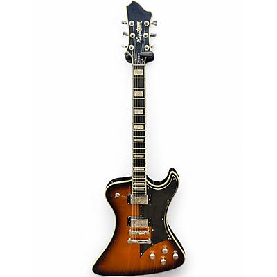 Used Hagstrom Fantomen 2 Color Sunburst Solid Body Electric Guitar