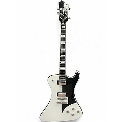 Used Hagstrom Fantomen White Solid Body Electric Guitar