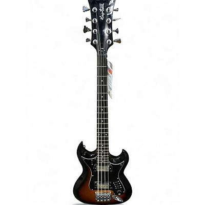 Used Hagstrom H8-II 3 Tone Sunburst Electric Bass Guitar