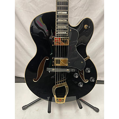 Hagstrom Used Hagstrom HJ500 Black Hollow Body Electric Guitar