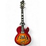 Used Hagstrom HJ500 Cherry Sunburst Hollow Body Electric Guitar Cherry Sunburst