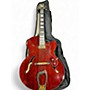 Used Hagstrom HL 550 Burgundy Acoustic Guitar Burgundy