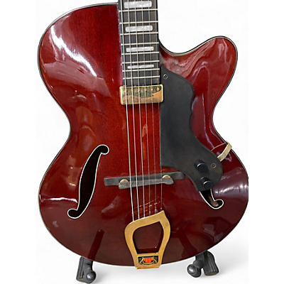 Used Hagstrom HL550 NATURAL MAHOGANY Hollow Body Electric Guitar