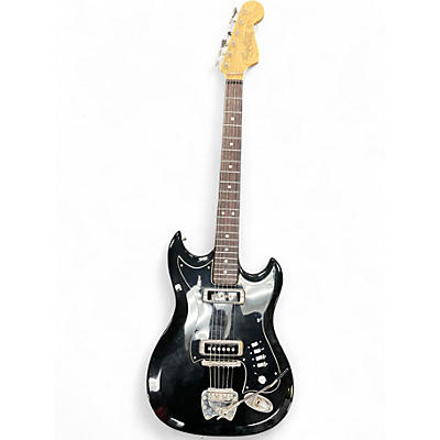 Used Hagstrom II Black Solid Body Electric Guitar