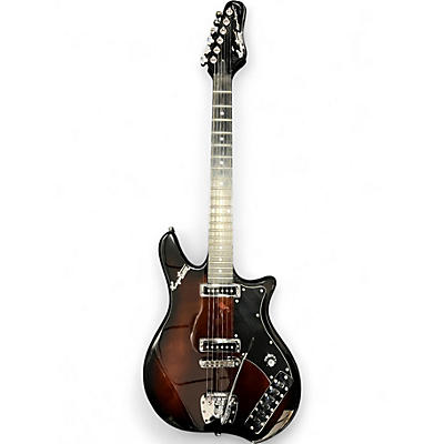 Used Hagstrom Impala 2 Color Sunburst Solid Body Electric Guitar