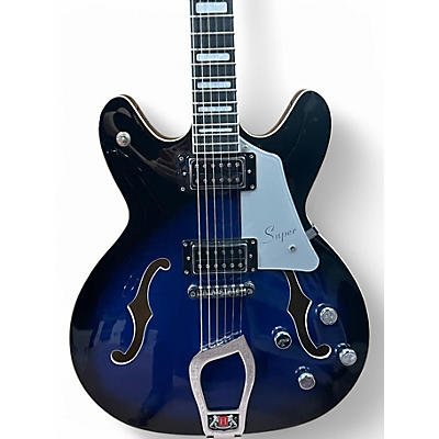 Used Hagstrom SUPER VIKING DARK BALTIC SEA  Hollow Body Electric Guitar