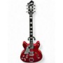 Used Hagstrom SUPER VIKING LEFTY Red Hollow Body Electric Guitar Red