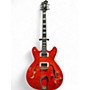Used Hagstrom SUPER VIKING Orange Hollow Body Electric Guitar Orange
