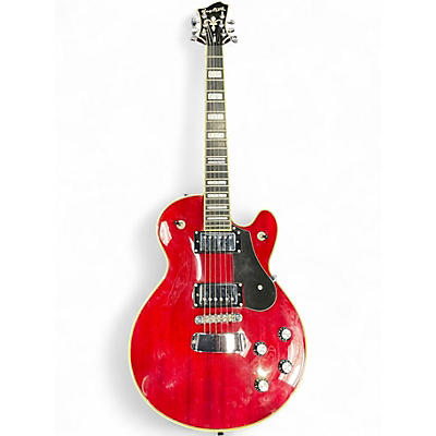 Used Hagstrom SWEDE Cherry Solid Body Electric Guitar
