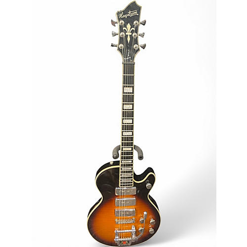 Used Hagstrom Super Swede 3 Tone Sunburst Solid Body Electric Guitar 3 Tone Sunburst