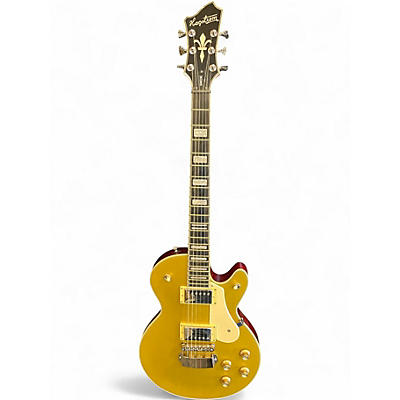 Used Hagstrom Super Swede Gold Solid Body Electric Guitar