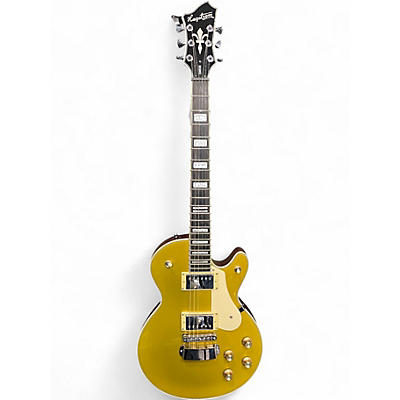 Used Hagstrom Super Swede Gold Top Solid Body Electric Guitar