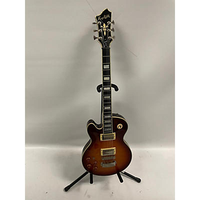 Used Hagstrom Super Swede Left Handed 2 Color Sunburst Electric Guitar