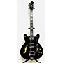 Used Hagstrom Used Hagstrom Tremar Viking Deluxe Black Hollow Body Electric Guitar Black