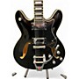 Used Hagstrom Tremar Viking Deluxe Black Solid Body Electric Guitar Black