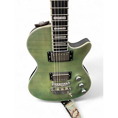 Used Hagstrom ULTRA MAX FALL SKY GREEN Solid Body Electric Guitar