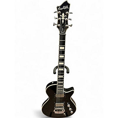 Used Hagstrom ULTRA MAX Trans Black Solid Body Electric Guitar