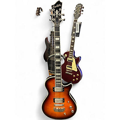 Used Hagstrom Ultra Max Golden Eagle Tobacco Burst Solid Body Electric Guitar