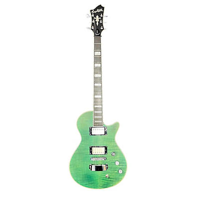 Hagstrom Used Hagstrom Ultra Max Green Burst Solid Body Electric Guitar