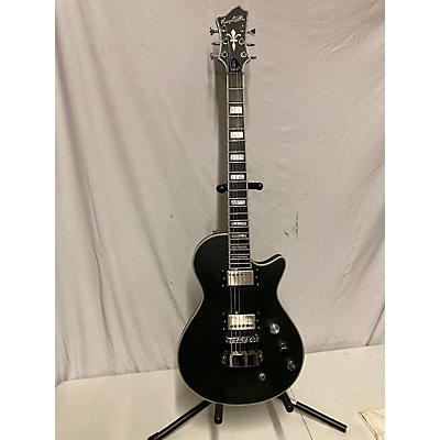 Used Hagstrom Ultra Max Satin Black Solid Body Electric Guitar