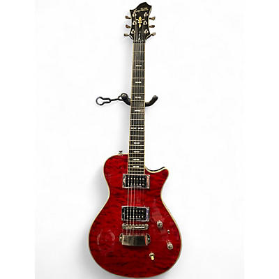 Used Hagstrom Ultra Swede Burgundy Burst Solid Body Electric Guitar