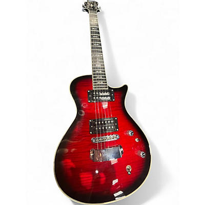 Used Hagstrom Ultra Swede Crimson Red Burst Solid Body Electric Guitar