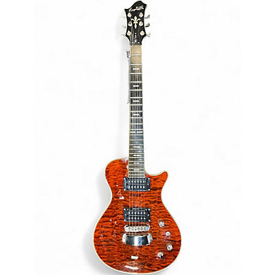 Used Hagstrom Ultra Swede Red Solid Body Electric Guitar