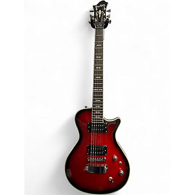 Used Hagstrom Ultra Swede Red Solid Body Electric Guitar