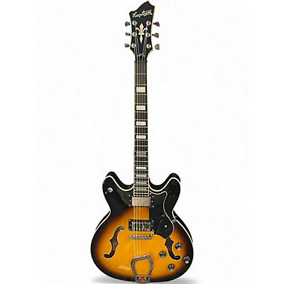 Used Hagstrom VIKING 2 Color Sunburst Hollow Body Electric Guitar