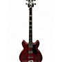 Used Hagstrom VIKING Cherry Electric Bass Guitar Cherry