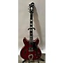 Used Hagstrom Used Hagstrom VIKING Cherry Hollow Body Electric Guitar Cherry