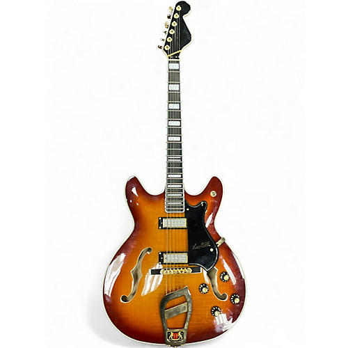 Used Hagstrom VIKING II Sunburst Hollow Body Electric Guitar Sunburst