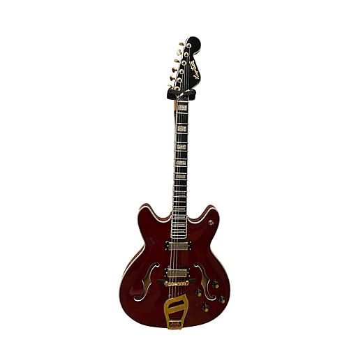 Hagstrom Used Hagstrom VIKING II TRANSPARENT WILD CHERRY Hollow Body Electric Guitar TRANSPARENT WILD CHERRY