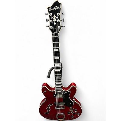 Used Hagstrom VIKING RED Hollow Body Electric Guitar