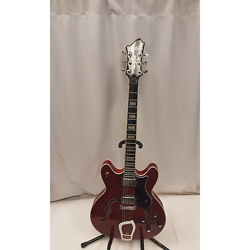 Hagstrom Used Hagstrom VIKING Red Hollow Body Electric Guitar Red