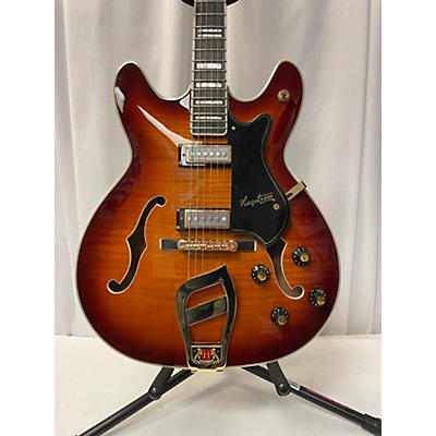 Hagstrom Used Hagstrom VIKING Sunburst Hollow Body Electric Guitar