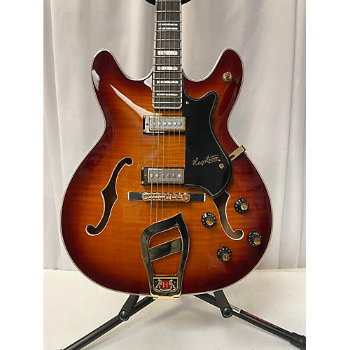 Hagstrom Used Hagstrom VIKING Sunburst Hollow Body Electric Guitar Sunburst