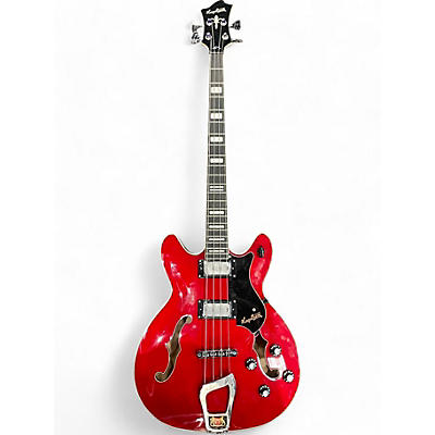 Hagstrom Used Hagstrom VIKING VIKBWCT Red Electric Bass Guitar