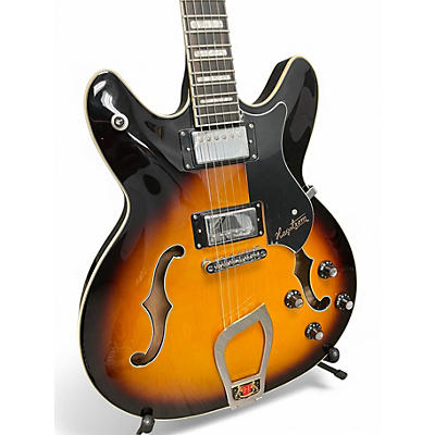 Used Hagstrom VIKING Vintage Sunburst Hollow Body Electric Guitar