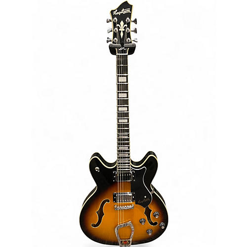 Used Hagstrom VIKING Vintage Sunburst Hollow Body Electric Guitar Vintage Sunburst